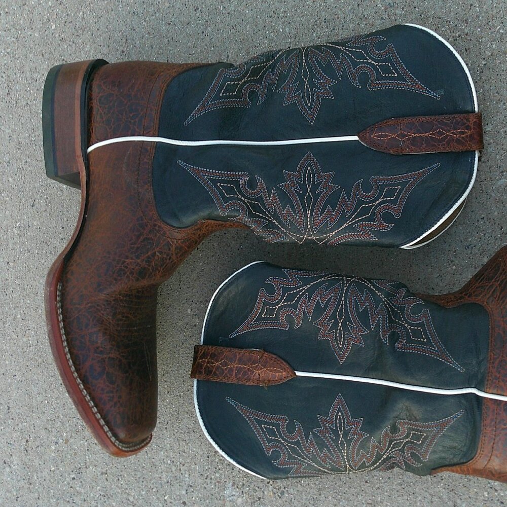 Men's Ariat Circuit Gritty Western Boot/ Cowboy Boots Size 10.5 - Picture 5 of 12